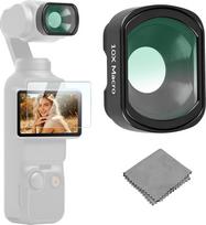 10X Makroobjektiv für DJI Osmo Pocket 3 / Osmo Pocket 4, Magnetisches Nahaufnahme-Makrofotografie-Objektivfilter für Osmo Pocket 3 Zubehör, Mehrschichtvergütetes/HD optisches Glas