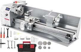 1100 W Metalo tekinimo staklės 220 x 750 Mini stalo metalo tekinimo staklės Stalo tekinimo staklės Bešepetėlinės tekinimo staklės Kintamo greičio 50-2250 aps/min metalo apdirbimo metalo tekinimo staklės
