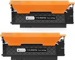 117A juodas toneris suderinamas su HP 117A W2070A toneris suderinamas su HP spalvotais lazeriniais MFP 179fnw 178nw 150nw 150a 179fwg 178nwg spausdintuvais (2 juodi)