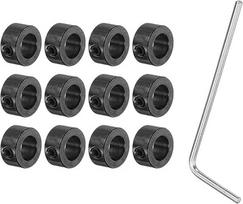 12 dalių veržliarakčių rinkinys 8 mm skersmens juodojo oksido plieno koto antgaliai 14 mm išorinis skersmuo 7 mm plotis Nusileidimo pavarų stabdžiai Ratų apykaklės su šešiakampiu raktu
