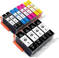 12 suderinamų spausdintuvų kasečių, tinkančių pakeisti "Canon" PGI-525 CLI-526, skirtų "Pixma iP4850 iP4950 iX6550 MX715 MX885 MX895 MG5100 MG5150 MG5200 MG5250 MG5300 MG5300 MG5300 MG55 350 MG6150 MG6250 MG8150