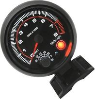 12 V automatinis tachometras, 0-8000 U/min, Drehzahlmesser, Tacho-Messgerät mit Schaltlicht, kompatibel für 1-8 Zylinder