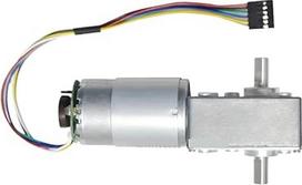 12 V/24 V Doppelwellen-Schneckengetriebemotor mit Encoder, hohes Drehmoment, niedrige U/min, 12-470 (Variklio laikiklis, 16R-24 V)