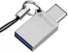 128GB talpos dviguba USB-C atmintinė 3.0 - aukščiausios klasės atmintinė su "Phison Good Die" | Metalinė, atspari vandeniui, itin maža | USB-C atmintinės skalė nuo 2017 m.
