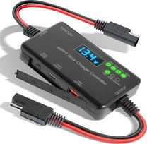 12V 10A MPPT Solarladeregler mit LCD-Display - Kompatibel mit Gel-, AGM-, Blei-Säure- und LiFePO4-Batterien