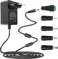 12V maitinimo šaltinis 2A 24W maitinimo šaltinis Sieninis įkroviklis AC 100-240V į DC 12Volt 2A 1,5A keitiklis, skirtas LED juostų žibintams, CCTV kameroms, BT garsiakalbiams, maršrutizatoriams
