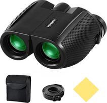 12x25 Fernglas für Erwachsene und Kinder - Kompakt & Leicht, Faltbares Mini-Fernglas mit BAK4 Prisma und FMC Linsen, Ideal für Vogelbeobachtung, Konzerte, Reisen, Wandern, Outdoor, Sport