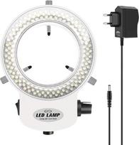 144LEDs žiedo šviesa mikroskopo lempos šviesai 6000K 0-100% reguliuojama