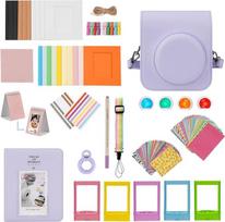 15 in 1 Mini 12 priedai, suderinami su Fujifilm Instax Mini 12 momentiniu fotoaparatu (violetinės spalvos)