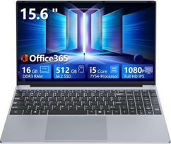 15,6 stalinis nešiojamasis kompiuteris su "Core i5-7Y54 Prozessor", 16GB RAM ir 512GB SSD (16GB RAM+512GB SSD)