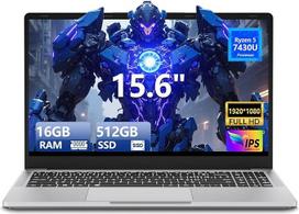 15,6 Zoll nešiojamasis kompiuteris su "Ryzen 7430U" prožektoriumi (iki 4,3 G, didesnis nei 5700U)