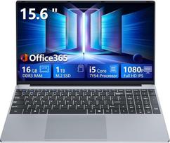 15,6 stalinis nešiojamasis kompiuteris su "Core i5-7Y54 Prozessor", 16GB RAM ir 512GB SSD (16GB RAM + 1 TB SSD)