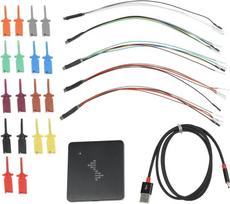 16-K-USB-Logikanalysator mit 256MB SDRAM, Stream-Modus bis zu 16 G Abtasttiefe, kompatibel mit C10, für macOS, für Linux