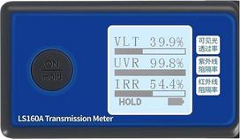 160 Automobilinis saulės plėvelės testeris 160A Fenster Transmission Meter Messen Sie die VLT UV-Blockierungsrate IR-Unterdrückung (LS160A)