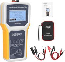 1600W fotovoltinių plokščių multimetras Saulės kolektorių MPPT testeris Atviros grandinės įtampos testeris Maksimalus galios taškas Vole Current Power Test Meter LCD ekranas su foniniu apšvietimu