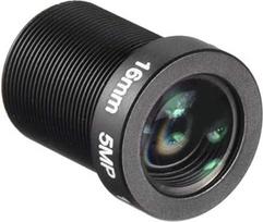 16mm 5MP F2.0 FPV CCTV kameros objektyvo plačiakampio kampo objektyvas, skirtas CCD kamerai