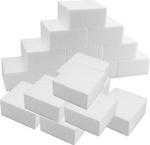 18 Stück Polystyrolschaum-Quadratblöcke for Heimwerkerarbeiten, 10 x 10 x 5 cm, puikiai tinka skulptūroms, spalvotoms kompozicijoms ir modeliavimui