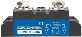 1Pcs Pramonės kietojo kūno relės 60A 80A 100A 120A 200A 300A 400A DC valdymo AC didelės galios DA (400DA) valdymo relės