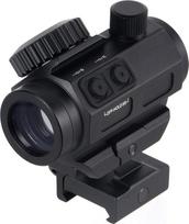 1x25 3MOA 3MOA taškinis optinis taikiklis 7 ryškumo raudonas žalias taškas ieškiklis atsparus vandeniui atsparus smūgiams su nuimamu bėgiu 20 mm 21 mm Picatinny Weaver bėgiams