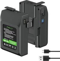 2 pakuočių V Mount/V Lock baterija 95Wh 14.4V 6600mAh įkraunama ličio jonų baterija, skirta vaizdo kameroms, suderinama su "Sony" HDCAM, XDCAM, skaitmeninėmis kino kameromis ir kitomis vaizdo kameromis