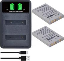 2 pakuotės ENEL5 EN-EL5 akumuliatorius su įmontuotu USB įkrovikliu, skirtas Nikon Coolpix P90 P80 P500 P520 P510 P6000 P530 P3 P4 P100 Coolpix S10 P5000 P5100 fotoaparatui