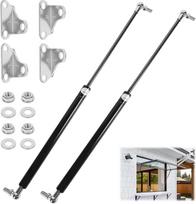 2 Stück Gasdruckfeder, Universal Schwerlast L-Typ Gasfeder Hydraulische Gasdruckdämpfer, Struts Shocks für Schwere Schranktüren, Kastendeckel, Anhänger Falltür (50cm 450N)