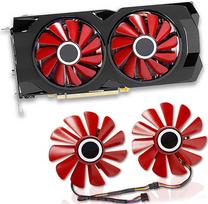 2 vnt FD10U12S9-C vaizdo plokštės aušintuvas 85 mm 4 kontaktų GPU vaizdo plokštės aušintuvas Kalnakasybos ventiliatorius, skirtas XFX RX 570 RS RX 580 RS vaizdo plokštėms Aušinimo pakaitinis ventiliatorius