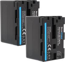 2 x "Blumax" baterija, suderinama su "Sony NP-FM70", 3300 mAh, NP-FM30, NP-FM50, NP-FM90, QM51D, QM71D, QM91D, CS-FM50, CS-QM51
