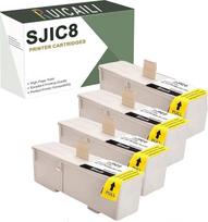 2 x SJIC8 juodos spalvos rašalo kasetės 50 ml Suderinamos su "Epson" SJIC8 Suderinama su TM-J7000, TM-J7500, TM-J 7500 serijos ir TM-J7500 P TM-J9000