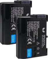 2 x SK akumuliatorius Nikon EN-EL15c / - 2400mAh -/ EN-EL15b EN-EL15a EN-EL15 su NTC jutikliu ir V1 korpusu, skirtas /- Z8 Z7 II Z6 II -/ Z5 D850 D7500