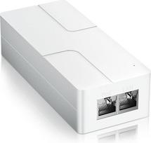 2,5Gb PoE injektorius, PoE+ 30 W arba PoE 15,4 W, maitinimo atstumas iki 100 m, "Plug & Play", tinka fotoaparatams