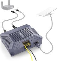 200 W "Starlink Gen 3" PoE inžektorius "Gigabit", "5-in-1" "Starlink" Ethernet adapteris Gen 3 su apsauga nuo viršįtampių ir ESD, USB ir C tipo maitinimo išvestis, 9-36 V nuolatinės srovės įvestis "Star Link" standartui (V4)