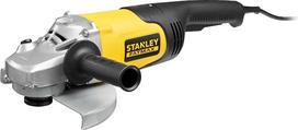 2000 W 230 mm šlifuoklis 6500 aps/min greitis M14 veleno sriegis su 3 padėčių šonine rankena ir "Stanley" prekės ženklo diskų keitimo raktu