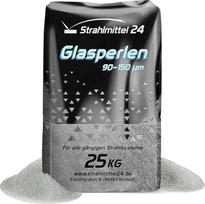 25 kg Stiklo rutuliukai Smėliavimo priemonė 90-150 µm stiklo rutuliukai Smėliavimo mikro stiklo rutuliukai