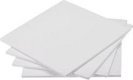 25 x 25 cm dideli bastelbögen aus EVA-Schaumstoff - verschiedene Farben, 10 mm Dicke, 4 Stück(White)