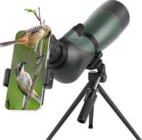 25-75x70 HD teleskopas sporto šauliams su trikoju ir išmaniojo telefono adapteriu, priartinimo Bak4 prizmės FMC objektyvas 45 laipsnių kampu teleskopas paukščiams stebėti, laukinės gamtos peizažams medžioti, laukinei gamtai stebėti