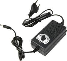 2PCS reguliuojamas maitinimo šaltinis, reguliuojamas nešiojamas įtampos maitinimo šaltinis, 1-24V 48W variklio greičio reguliavimas elektriniams ventiliatoriams, fotoaparato maitinimo šaltiniai 100-240V ES kištukas