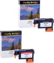 2PK Lucky Bridge HP940 spausdinimo galvutė C4900A C4901A Restauruota su lustu, niekada nenaudota Suderinama su HP Officejet (1 BY, 1MC)