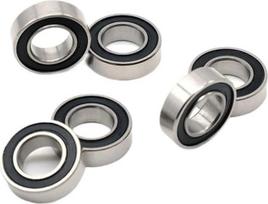 2vnt Žvejybos ritės guolis 6.35x12.7x4.762mm SR188 2RS Nerūdijančio plieno hibridinis keraminis guolis SR188 2RS CB