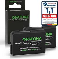 2x Premium baterija EN-EL14 / EN-EL14a, skirta Nikon Coolpix P7000 | P7100 | P7700 | P7800 | D3100 | D3200 | D3300 | D5100 | D5200 | D5300 | D5500 | Df