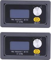 2X PWM impulsų dažnis Einschaltdauer Einstellbar Rechteck signalų generatorius 1HZ-150KHZ signalų generatorius LCD Anzeige
