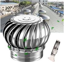 3 4 6 6 8 10 23 31 39 Zoll Dachentlüftungskappe Dachbodenventilator, Edelstahl-Turbinenentlüftungsöffnungen, 200 (mm) Dachwinddachventilator, Entlüftungsauslass(400mm/15.7in)