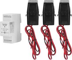 3 fazių elektros energijos skaitiklis su išsamiu energijos stebėjimu grandinės pertraukiklyje 750A gnybtų tipo srovės transformatoriuje, skirtame saulės fotovoltiniams KWh Eenrgy matavimui