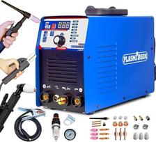3 in 1 Combo Plazminis pjaustytuvas TIG suvirinimo aparatas MMA inverteris Kombinuotas suvirinimo aparatas Plazminis pjaustytuvas TIG MMA IGBT skaitmeninis LCD ekranas RF uždegimas CT418P