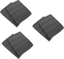 3 rinkiniai Bubble Wrap putų blokas Precut viryklės gaubtas filtras Apsauginės putų paminkštinimas atveju įrankių dėžutė putų įdėklai juoda 2 gabalai x 3