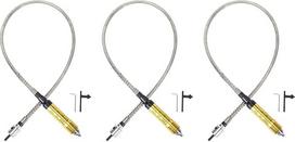 3 x rotacinis šlifavimo įrankis Lankstus lankstus velenas tinka + 0,3-6,5 mm antgalis