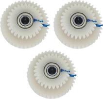 3-teiliges Nylon-Getriebe-Set für AKM 100SX Motor, 39T 27T Zähne Ersatzteile für E-Bike, weiß (39T + 27T rechts)