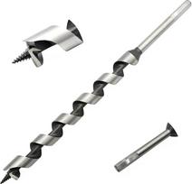 3/4" x 12" sraigtinis grąžtas medienai, 3/8" šešiakampis kotas, ilgas grąžtas minkštai ir kietmedžio medienai, plastikui, gipso kartono plokštėms ir kompozitams