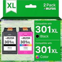 301XL rašalo kasetės HP 301 XL juodos ir spalvotos HP Envy 4500 4507 5530 DeskJet 1000 1510 2540 3050 OfficeJet 2620 4630 4632 (1 juoda, 1 trispalvė)