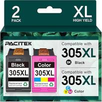 305 XL rašalo kasetės HP 305 spausdintuvo XL juodos ir spalvotos kasetės, skirtos HP DeskJet 2820E 4220E 2700 2720E 4120E 2720 2800E 4100 2710 Envy 6020E 6000 6032E 6420E 601 0 602 0 6400 6032 (2 pakuotės)